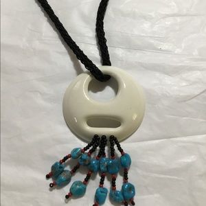 Fabulous summer necklace with beads and stones